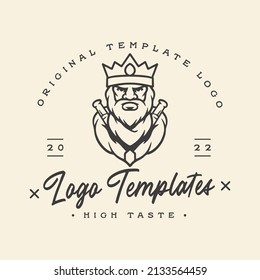 template logo zeus. vector logo