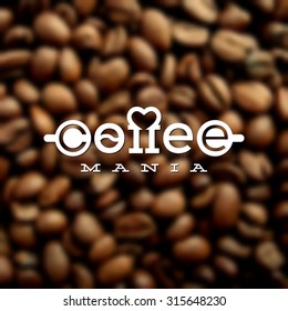 Template for logos, for coffee house, Vector illustration.