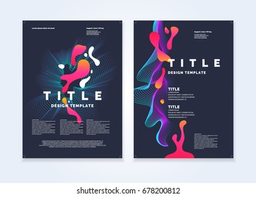 Template For A Magazine About Music, Modern Journal. Vector Poster.