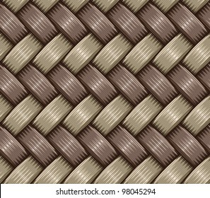 Template map from abstract geometrical shapes for drawing of weaving from different textured materials. Seamless pattern. Vector.
