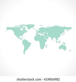 template map of the world
