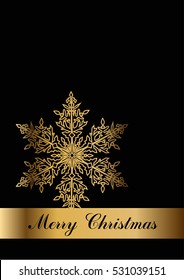 Template of Merry Christmas postcard/card/poster/banner congratulations. Vector image