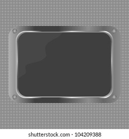 template of metal plate. vector pattern design