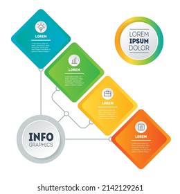 Template Mind Map Diagram Infographics Technology Stock Vector (Royalty ...