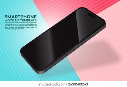 template mock up black handphone template mock up black handphone