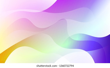 Template Modern Background With Curves Lines. For Elegant Pattern Cover Book. Vector Illustration with Color Gradient