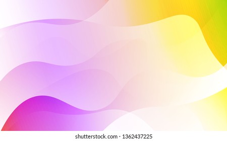 Template Modern Background With Curves Lines. For Elegant Pattern Cover Book. Vector Illustration with Color Gradient