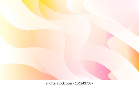 Template Modern Background With Curves Lines. For Elegant Pattern Cover Book. Vector Illustration with Color Gradient