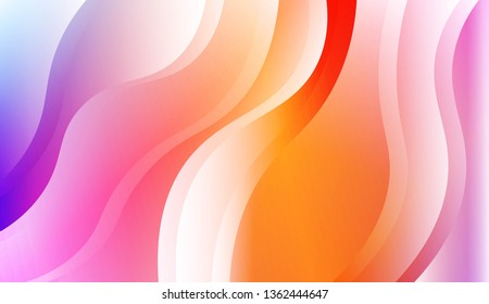Template Modern Background With Curves Lines. For Elegant Pattern Cover Book. Vector Illustration with Color Gradient