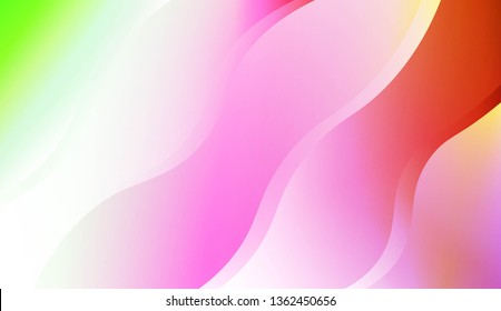 Template Modern Background With Curves Lines. For Elegant Pattern Cover Book. Vector Illustration with Color Gradient