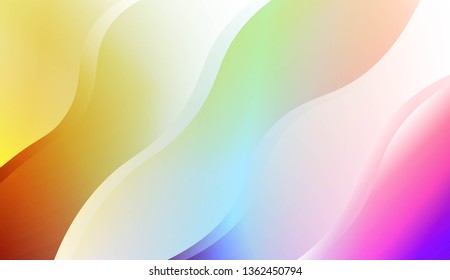 Template Modern Background With Curves Lines. For Elegant Pattern Cover Book. Vector Illustration with Color Gradient