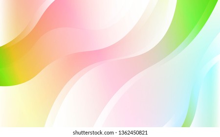 Template Modern Background With Curves Lines. For Elegant Pattern Cover Book. Vector Illustration with Color Gradient