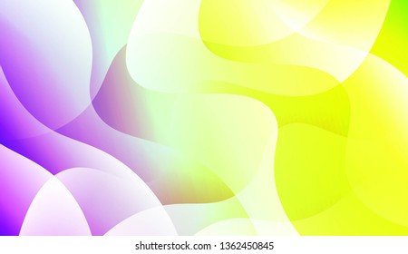 Template Modern Background With Curves Lines. For Elegant Pattern Cover Book. Vector Illustration with Color Gradient