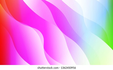 Template Modern Background With Curves Lines. For Elegant Pattern Cover Book. Vector Illustration with Color Gradient