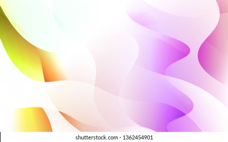Template Modern Background With Curves Lines. For Elegant Pattern Cover Book. Vector Illustration with Color Gradient