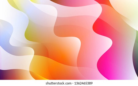 Template Modern Background With Curves Lines. For Elegant Pattern Cover Book. Vector Illustration with Color Gradient