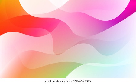 Template Modern Background With Curves Lines. For Elegant Pattern Cover Book. Vector Illustration with Color Gradient