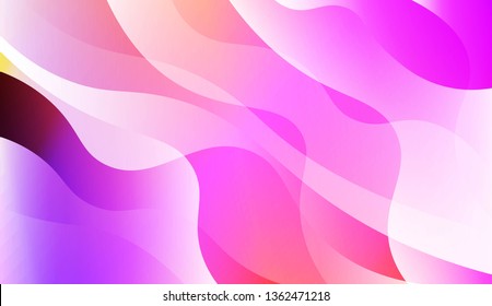 Template Modern Background With Curves Lines. For Elegant Pattern Cover Book. Vector Illustration with Color Gradient