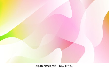 Template Modern Background With Curves Lines. For Elegant Pattern Cover Book. Vector Illustration with Color Gradient