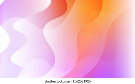 Template Modern Background With Curves Lines. For Elegant Pattern Cover Book. Vector Illustration with Color Gradient