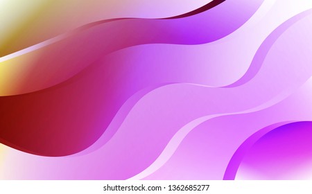Template Modern Background With Curves Lines. For Elegant Pattern Cover Book. Vector Illustration with Color Gradient