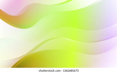 Template Modern Background With Curves Lines. For Elegant Pattern Cover Book. Vector Illustration with Color Gradient