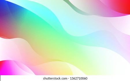 Template Modern Background With Curves Lines. For Elegant Pattern Cover Book. Vector Illustration with Color Gradient