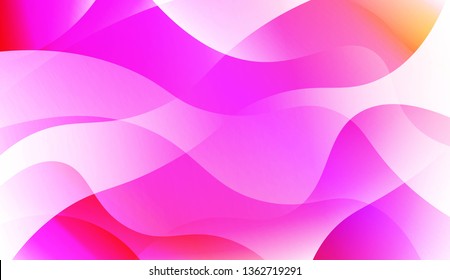 Template Modern Background With Curves Lines. For Elegant Pattern Cover Book. Vector Illustration with Color Gradient
