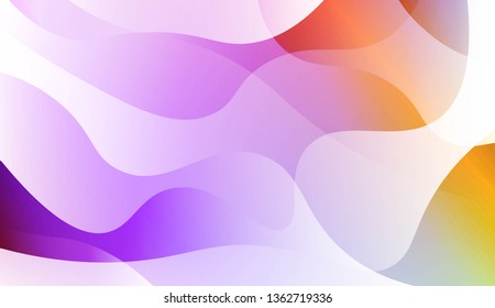 Template Modern Background With Curves Lines. For Elegant Pattern Cover Book. Vector Illustration with Color Gradient