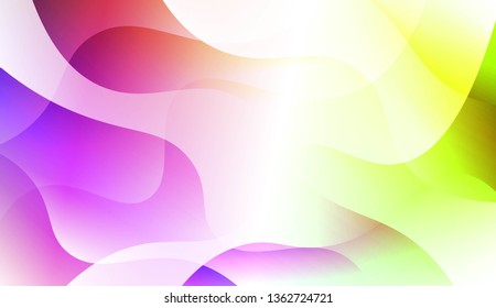 Template Modern Background With Curves Lines. For Elegant Pattern Cover Book. Vector Illustration with Color Gradient