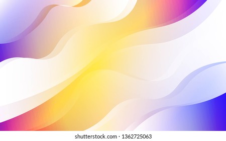 Template Modern Background With Curves Lines. For Elegant Pattern Cover Book. Vector Illustration with Color Gradient
