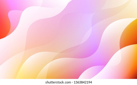 Template Modern Background With Curves Lines. For Elegant Pattern Cover Book. Vector Illustration with Color Gradient
