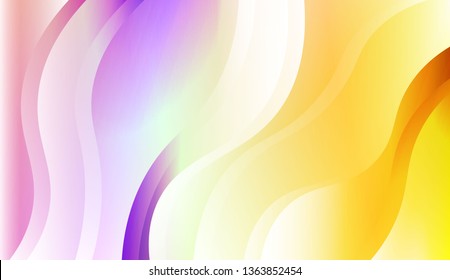 Template Modern Background With Curves Lines. For Elegant Pattern Cover Book. Vector Illustration with Color Gradient