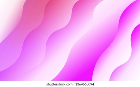 Template Modern Background With Curves Lines. Design For Cover Page, Poster, Banner Of Websites. Vector Illustration with Color Gradient