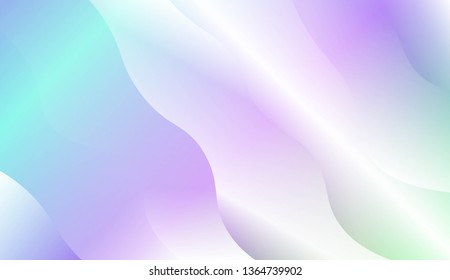 Template Modern Background With Curves Lines. Design For Cover Page, Poster, Banner Of Websites. Vector Illustration with Color Gradient