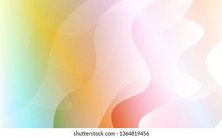 Template Modern Background With Curves Lines. For Elegant Pattern Cover Book. Vector Illustration with Color Gradient