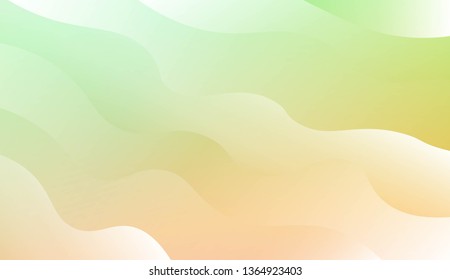 Template Modern Background With Curves Lines. Design For Cover Page, Poster, Banner Of Websites. Vector Illustration with Color Gradient