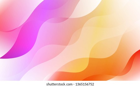 Template Modern Background With Curves Lines. For Elegant Pattern Cover Book. Vector Illustration with Color Gradient