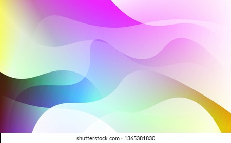 Template Modern Background With Curves Lines. For Elegant Pattern Cover Book. Vector Illustration with Color Gradient