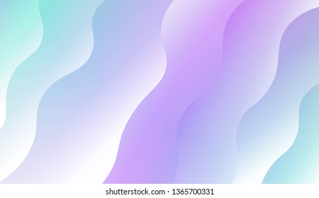 Template Modern Background With Curves Lines. Design For Cover Page, Poster, Banner Of Websites. Vector Illustration with Color Gradient