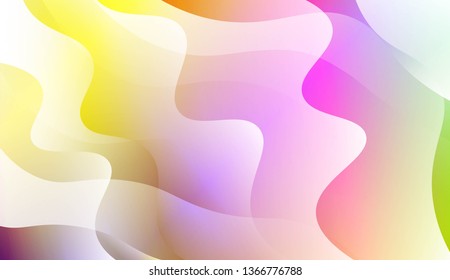 Template Modern Background With Curves Lines. For Elegant Pattern Cover Book. Vector Illustration with Color Gradient