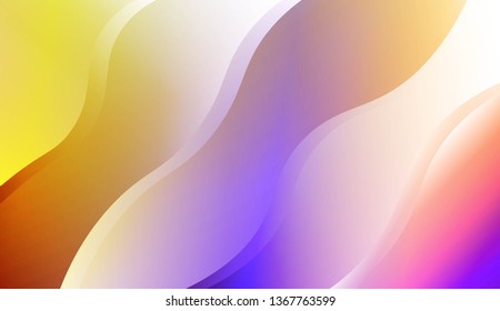 Template Modern Background With Curves Lines. For Elegant Pattern Cover Book. Vector Illustration with Color Gradient