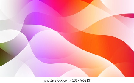 Template Modern Background With Curves Lines. For Elegant Pattern Cover Book. Vector Illustration with Color Gradient