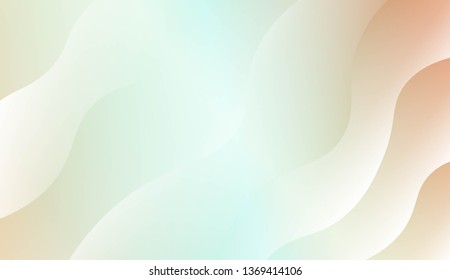 Template Modern Background With Curves Lines. Design For Cover Page, Poster, Banner Of Websites. Vector Illustration with Color Gradient