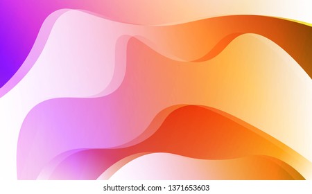 Template Modern Background With Curves Lines. For Elegant Pattern Cover Book. Vector Illustration with Color Gradient
