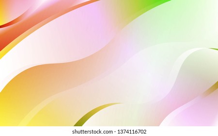 Template Modern Background With Curves Lines. For Elegant Pattern Cover Book. Vector Illustration with Color Gradient
