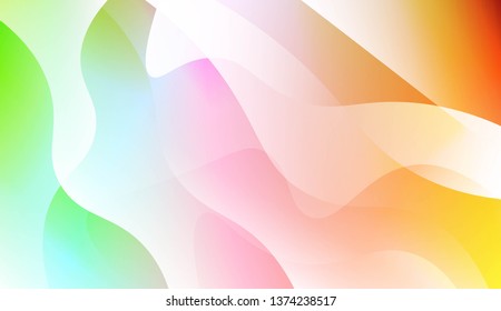 Template Modern Background With Curves Lines. For Elegant Pattern Cover Book. Vector Illustration with Color Gradient
