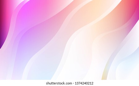 Template Modern Background With Curves Lines. For Elegant Pattern Cover Book. Vector Illustration with Color Gradient