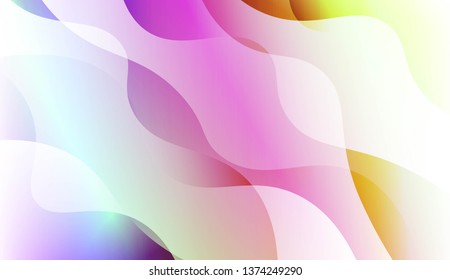 Template Modern Background With Curves Lines. For Elegant Pattern Cover Book. Vector Illustration with Color Gradient