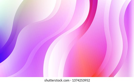 Template Modern Background With Curves Lines. For Elegant Pattern Cover Book. Vector Illustration with Color Gradient